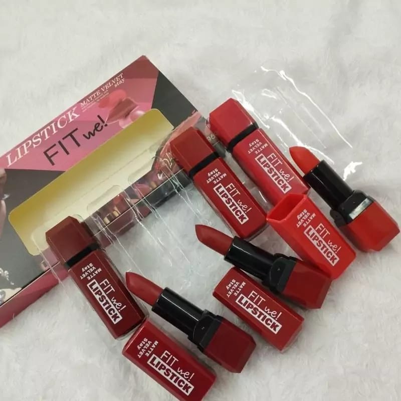 Fitme High Pigmented Velvet Matte Lipstick Set - Long Lasting Smooth Intense Color Lip Makeup Collection