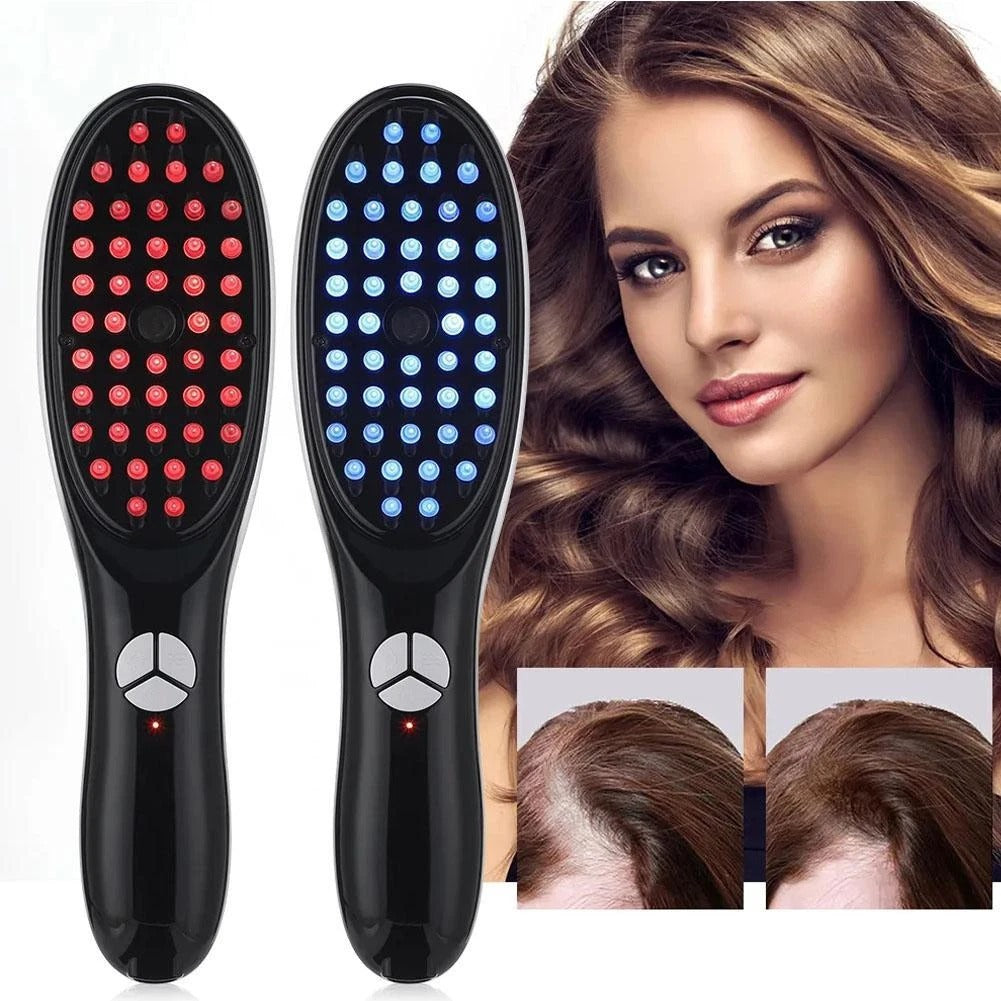 Electric 3D Scalp Massage Comb with Steam Spray