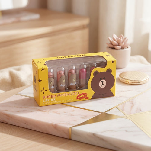 12 Pcs Multicolor Mini Capsule Lipsticks Set
