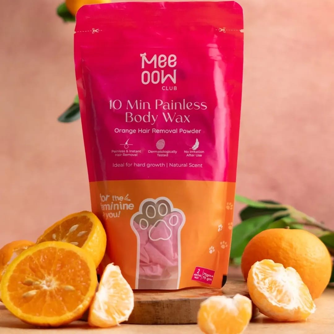 Pack Of 2 Meow Wax Powder - Hair Removal Solution For Smooth Skin