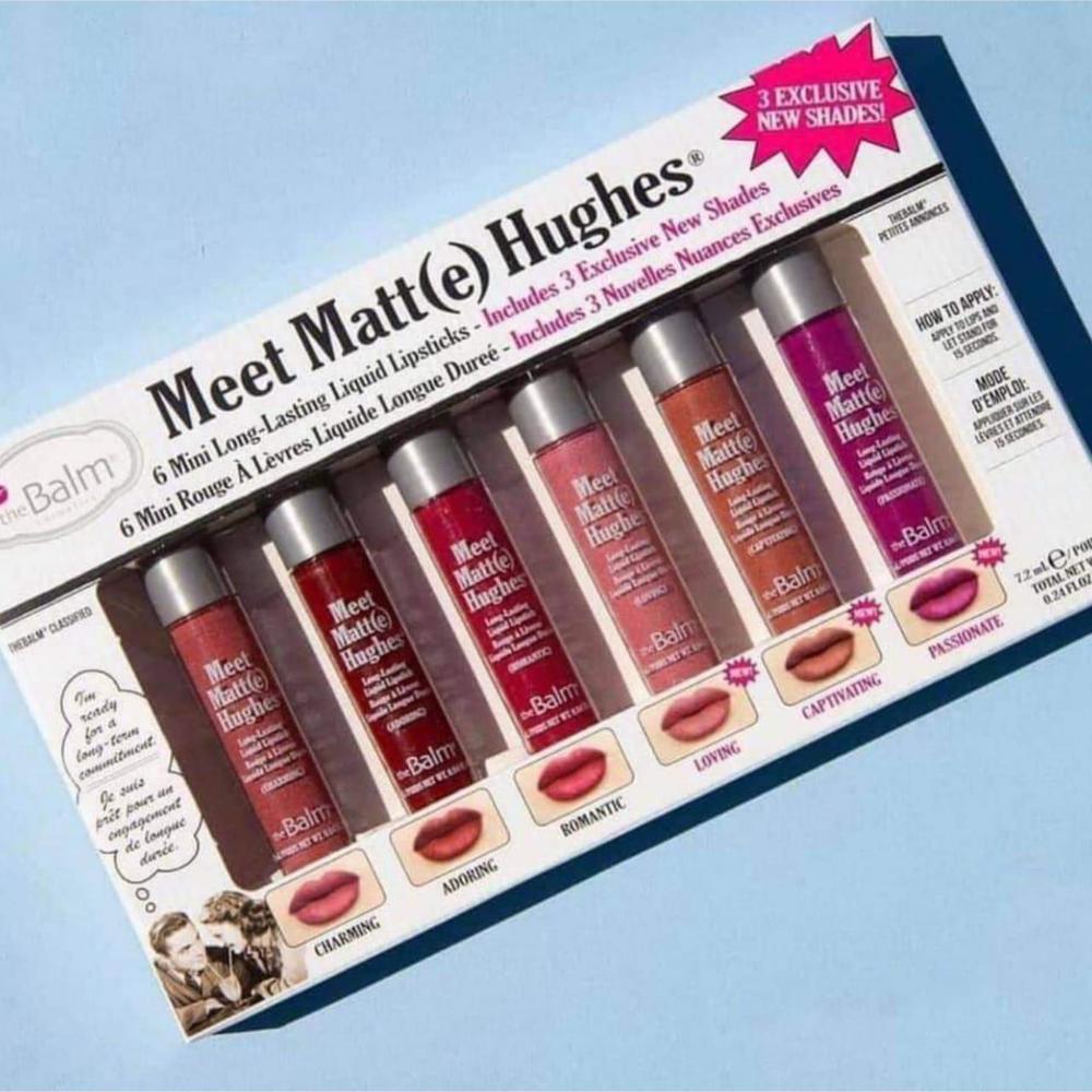 6 Pcs High Pigmented Flavored Lip Gloss Set