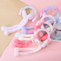 Cute Bunny Cap Headphone Plush Ear Muff Winter Headwear for Women & Girls