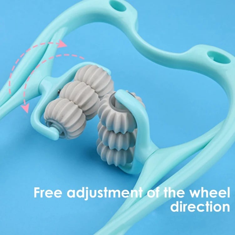 6 Wheel Pressure Point Neck Massager Relieve Neck