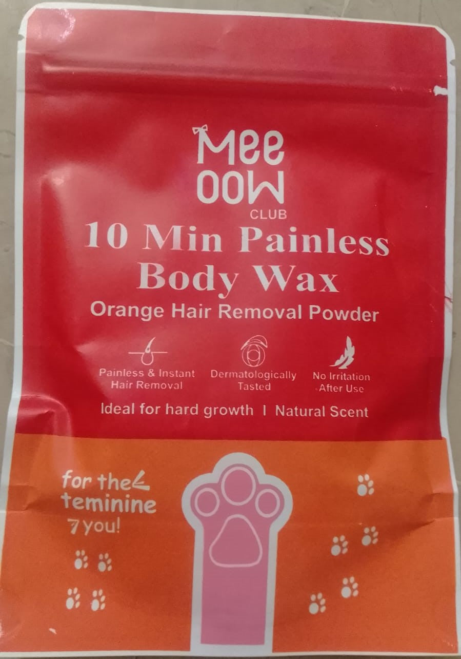 Pack Of 2 Meow Wax Powder - Hair Removal Solution For Smooth Skin