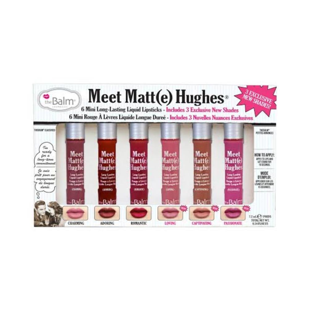6 Pcs High Pigmented Flavored Lip Gloss Set