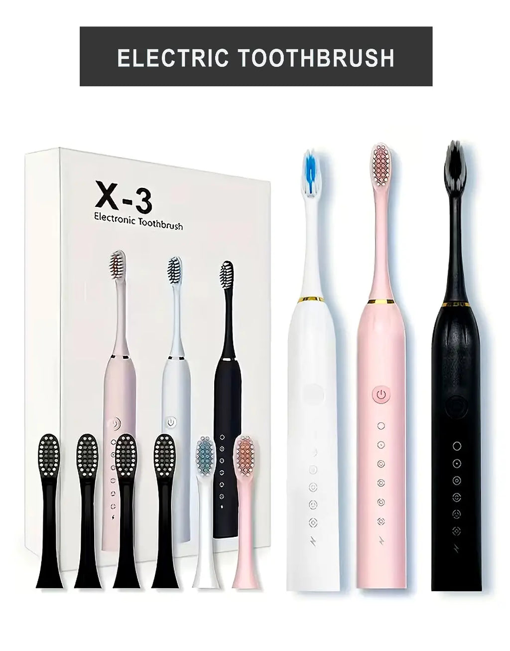 Electric ToothbrushElectric Toothbrush – Rechargeable Sonic