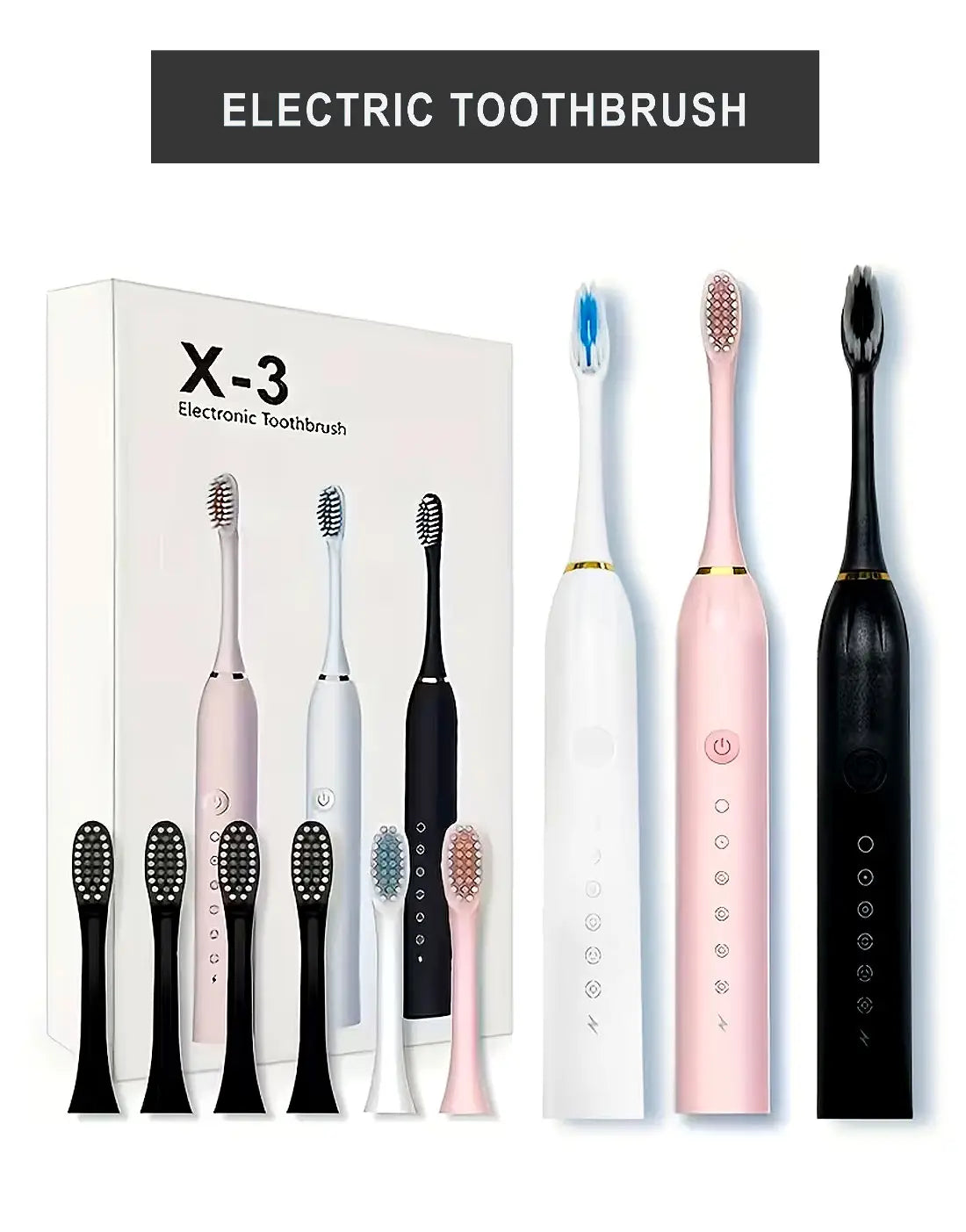 Electric ToothbrushElectric Toothbrush – Rechargeable Sonic