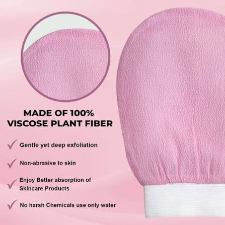 Pcs 2 -- Exfoliating Body Gloves For Smooth Soft Skin Daily Bath Routine Dead Skin Removal
