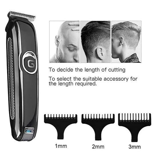 Geemy Original Professional Hair Clipper Trimmer Shaver GM-6050 With Full Accessories Kit